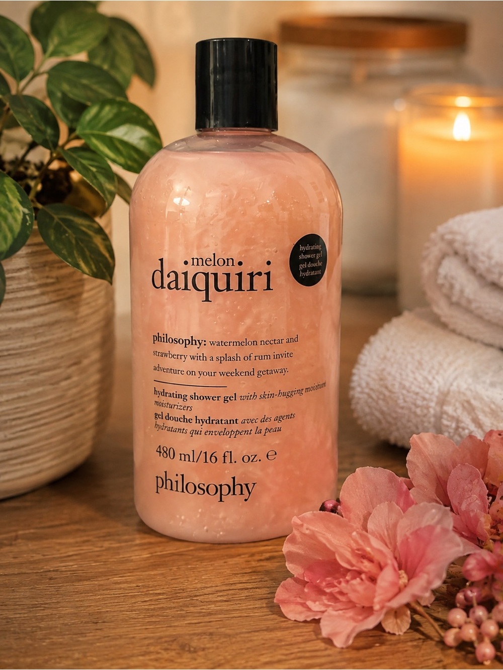 Philosophy Melon Daiquiri Hydrating Shower Gel - Soft Pink